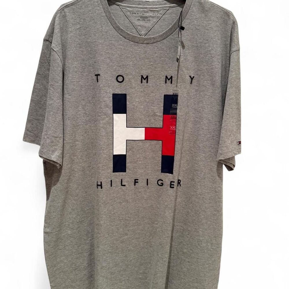 Tommy-hilfiger Men's Grey T-shirt